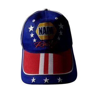 NAPA Racing Hat Dale Earnhardt 15 NASCAR Red White & Blue Baseball Cap Vintage‎